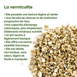 Vermiculite bag of 6.5 L500 g