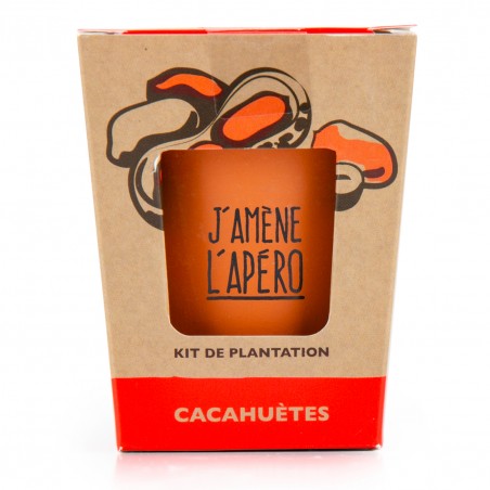 Kit de plantation message "J'amène l'apéro" - Cacahuètes à semer