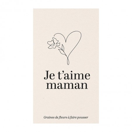 Sachet message - Maman je t'aime