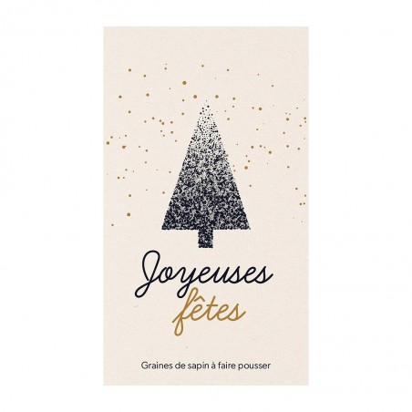 Sachet message - Joyeuses fêtes