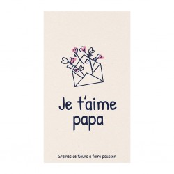 Sachet message - Papa je...