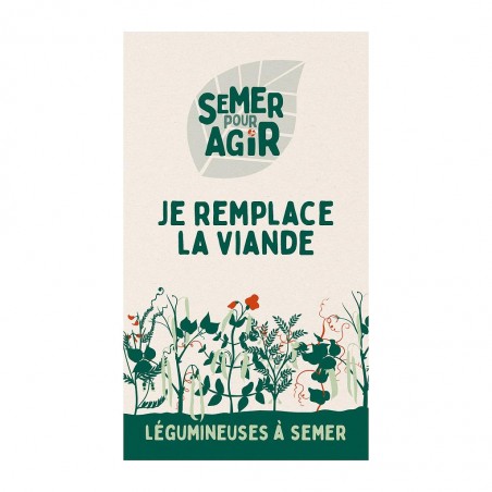 Sachet Semer pour agir - Je remplace la viande