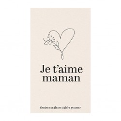 Sachet message - Maman je...
