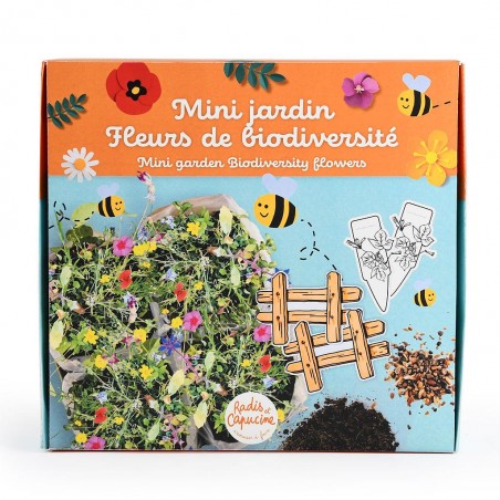 Jardin miniature enfants apprendre la biodiversité