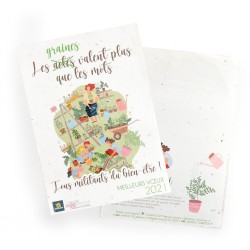 Carte postale papier de...