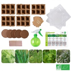 Coffret 30 aromates bio -...