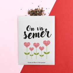 Sachet message - On va semer !