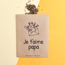 Sachet message - Papa je...