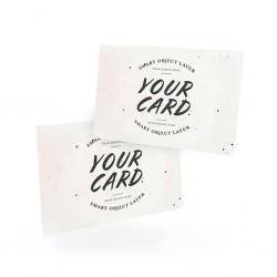 Carte de visite en papier...