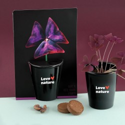 Pot black 6 cm - Trèfle...