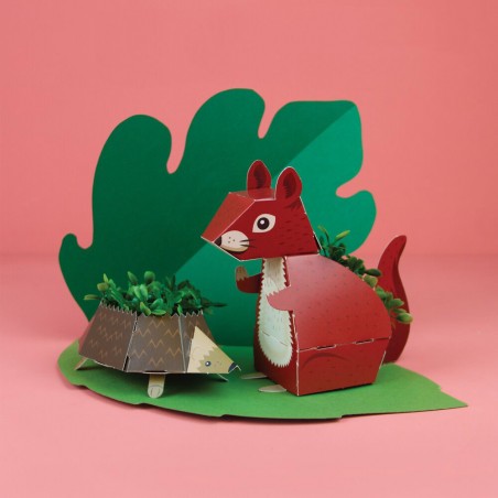 Pop-Up Garden - Squirrel and Hedgehog
