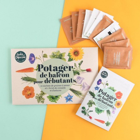 Envelope of 12 Vegetable Seed Packets for Balcony