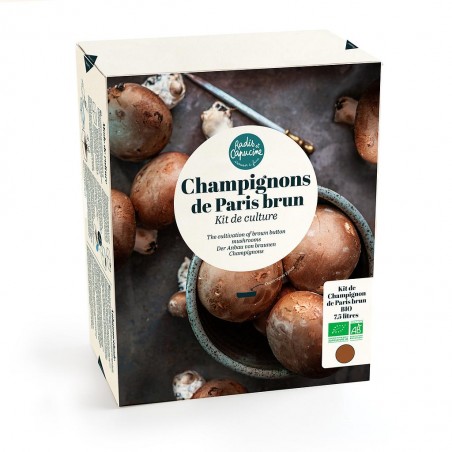 Kit Champignons de Paris bruns Bio* - 7,5L