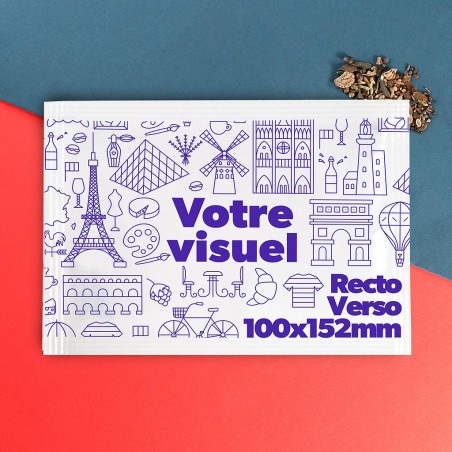 Carte postale à semer 100 x 152 mm - papier brillant