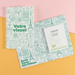 Carte souvenir - fleurs à...