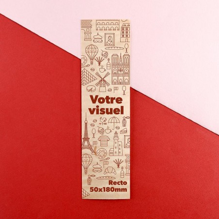 Marque-page en bois à personnaliser