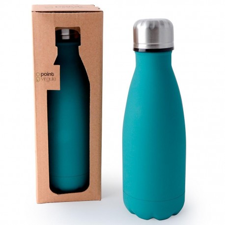 Gourde isotherme turquoise 350ml