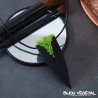 Collier Tulipe noire avec lichen