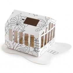 Serre tropicale à colorier