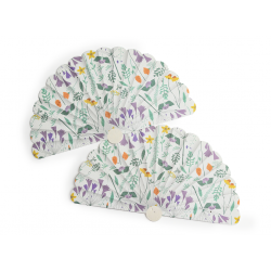 Éventail en papier de graines