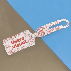 Étiquette bagage en papier...