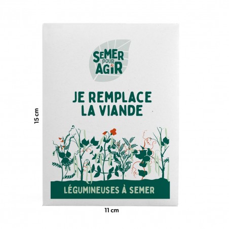 Sachet Semer pour agir - Je remplace la viande
