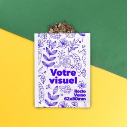 Sachet de graines 62x80 mm...