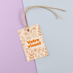 Etiquette en papier de...