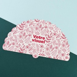 Éventail en papier de graines