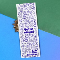 Marque-page avec graines...