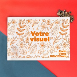 Carte postale avec graines...