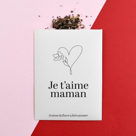 Sachet message 11x16 - Maman je t'aime (Belle de jour)