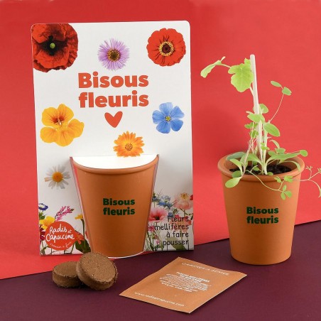 “Flowery Kisses” Gardening Kit