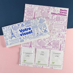 Carte souvenir 3 sachets...