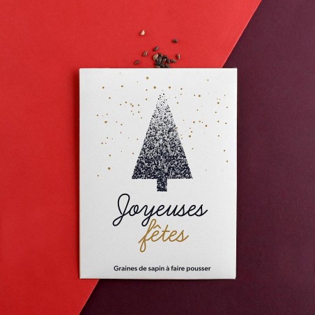 11x16 cm message Envelope - Happy Holidays (Pine)