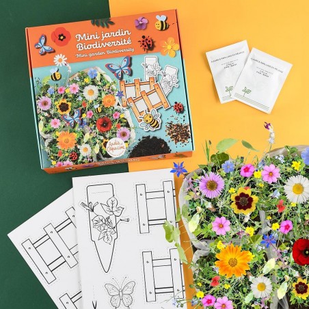 Jardin miniature enfants apprendre la biodiversité