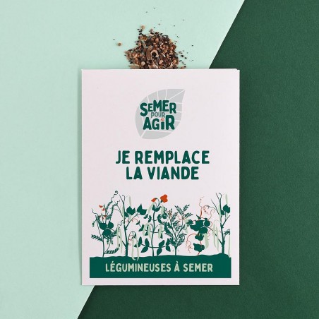 Sachet Semer pour agir - Je remplace la viande
